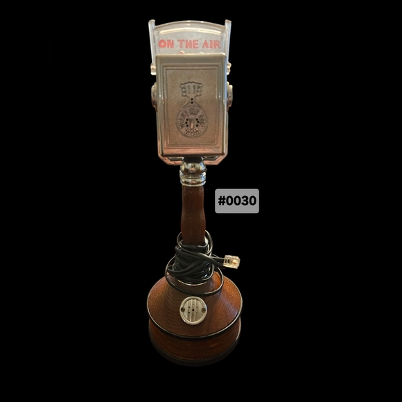 Other - Vintage Style Brown Microphone